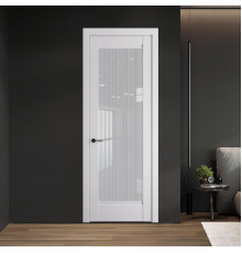 9.1.2 PD.O Крем Вайт стекло Узор Страйп ProfilDoors Orange