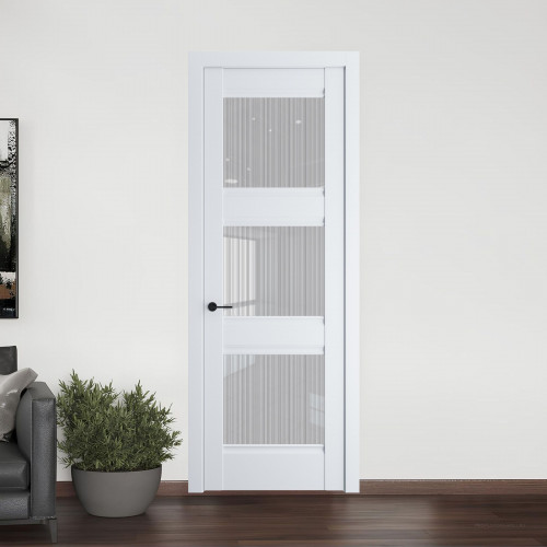 9.3.2 PD.O Аляска стекло Узор Страйп ProfilDoors Orange