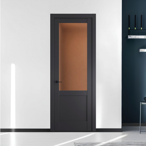 10.2.2 PD.O Грей стекло Золотистая бронза матовое ProfilDoors Orange