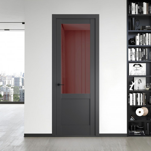 10.2.2 PD.O Графит стекло Золотистая бронза ProfilDoors Orange