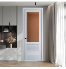 11.2.2 PD.O Лайт Грей стекло Золотистая бронза матовое ProfilDoors Orange