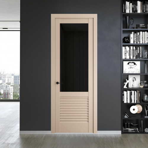 11.2.2 PD.O Магнолия стекло Черное тонированное ProfilDoors Orange