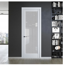 8.1.2 PD.O Вайт стекло Узор Страйп ProfilDoors Orange