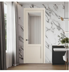 10.2.2 PD.O Кремовая Магнолия стекло Прозрачное ProfilDoors Orange