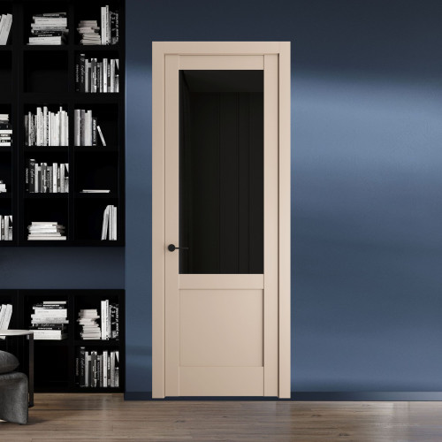 10.2.2 PD.O Магнолия стекло Черное тонированное ProfilDoors Orange