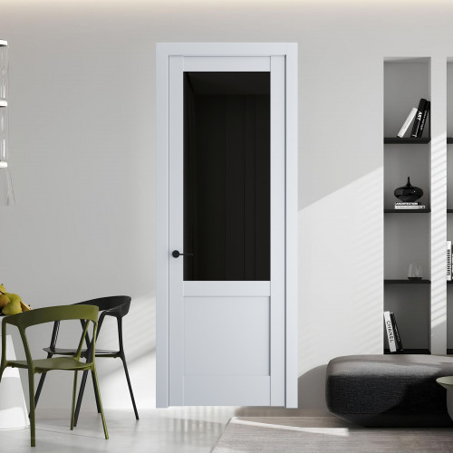 10.2.2 PD.O Вайт стекло Черное тонированное ProfilDoors Orange