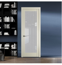11.1.2 PD.O Перламутр Белый стекло Узор Страйп ProfilDoors Orange