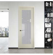 7.1.2 PD.O Перламутр Белый стекло Узор Страйп ProfilDoors Orange