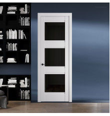 9.3.2 PD.O Крем Вайт стекло Черное тонированное ProfilDoors Orange