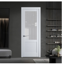 11.2.2 PD.O Вайт стекло Узор Страйп ProfilDoors Orange