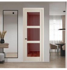 5.3.2 PD.O Кремовая Магнолия стекло Золотистая бронза ProfilDoors Orange