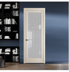 8.1.2 PD.O Кремовая Магнолия стекло Узор Страйп ProfilDoors Orange