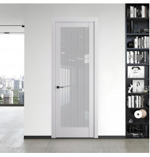 10.1.2 PD.O Крем Вайт стекло Узор Страйп ProfilDoors Orange