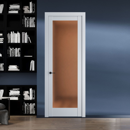 11.1.2 PD.O Лайт Грей стекло Золотистая бронза матовое ProfilDoors Orange