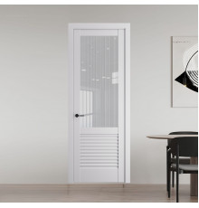 11.2.2 PD.O Крем Вайт стекло Узор Страйп ProfilDoors Orange