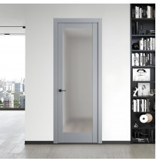 Межкомнатная дверь 5.1.2 PD.O Смоки стекло Матовое ProfilDoors Orange эмаль