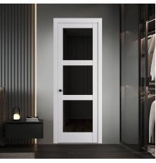 5.3.2 PD.O Крем Вайт стекло Черное тонированное ProfilDoors Orange