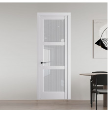 8.3.2 PD.O Крем Вайт стекло Узор Страйп ProfilDoors Orange