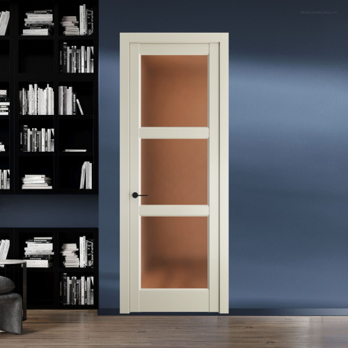 8.3.2 PD.O Перламутр Белый стекло Золотистая бронза матовое ProfilDoors Orange