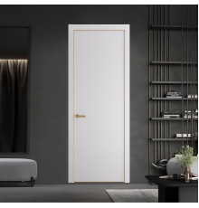 1 PE.O Дарк Вайт вставка Глухая кромка Золото ProfilDoors Orange