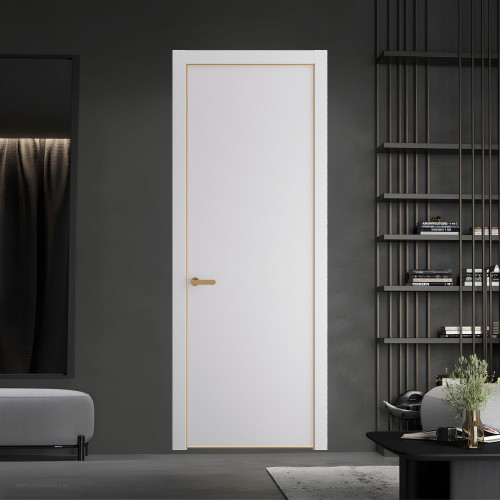 1 PE.O Дарк Вайт вставка Глухая кромка Золото ProfilDoors Orange