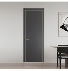 1 PE.O Графит вставка Глухая кромка Шампань ProfilDoors Orange