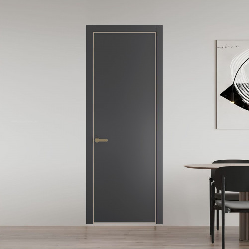 1 PE.O Графит вставка Глухая кромка Шампань ProfilDoors Orange