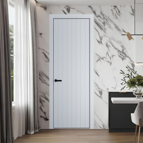 42 PE.O Лайт Грей вставка Глухая кромка Черный ProfilDoors Orange