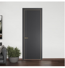 46 PE.O Графит вставка Глухая кромка Шампань ProfilDoors Orange