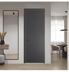 48 PE.O Графит вставка Глухая кромка Деорэ ProfilDoors Orange