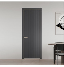 49 PE.O Графит вставка Глухая кромка Никель ProfilDoors Orange