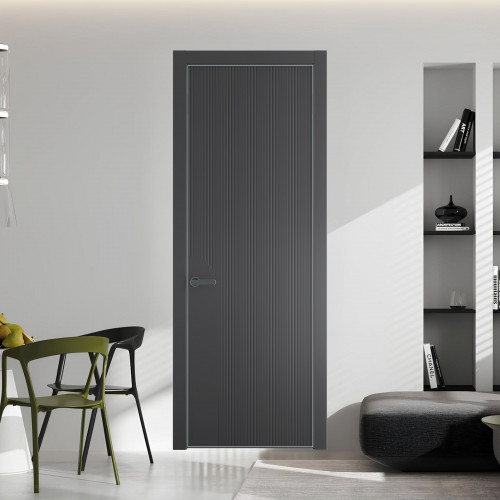 49 PE.O Графит вставка Глухая кромка Серая ночь ProfilDoors Orange