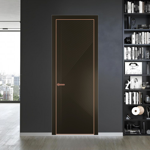 50 PE.O Перламутр Бронза вставка Глухая кромка Медь ProfilDoors Orange