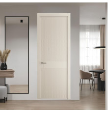51 PE.O Кремовая Магнолия вставка Глухая кромка Никель ProfilDoors Orange
