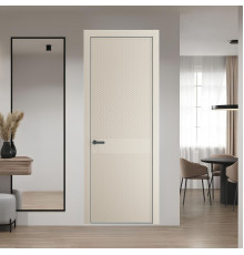 51 PE.O Кремовая Магнолия вставка Глухая кромка Серая ночь ProfilDoors Orange
