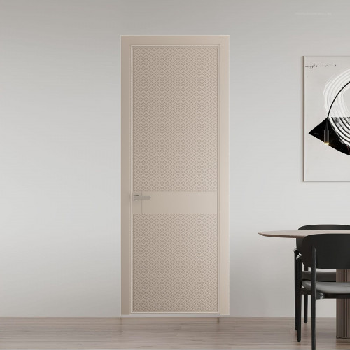 51 PE.O Сэнд вставка Глухая кромка Никель ProfilDoors Orange