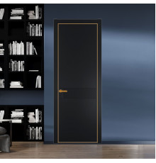 52 PE.O Блэк вставка Глухая кромка Бронза ProfilDoors Orange