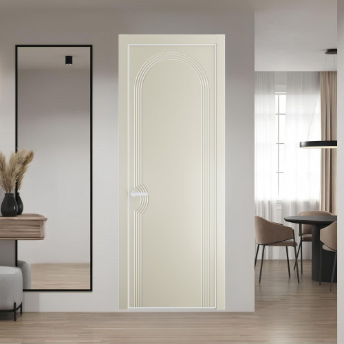 56 PE.O Перламутр Белый вставка Глухая кромка Вайт ProfilDoors Orange