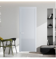 57 PE.O Лайт Грей вставка Глухая кромка Вайт ProfilDoors Orange