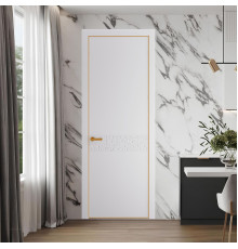 58 PE.O Крем Вайт вставка Глухая кромка Бронза ProfilDoors Orange