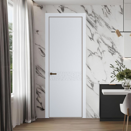 58 PE.O Вайт вставка Глухая кромка Деорэ ProfilDoors Orange