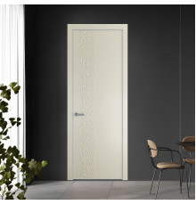 59 PE.O Перламутр Белый вставка Глухая кромка Серебро ProfilDoors Orange