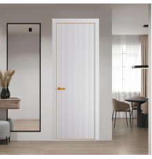 60 PE.O Крем Вайт вставка Глухая кромка Бронза ProfilDoors Orange