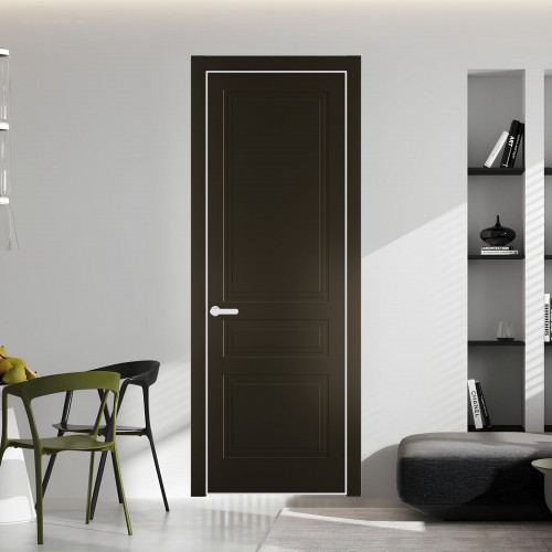 63 PE.O Перламутр Бронза вставка Глухая кромка Вайт ProfilDoors Orange