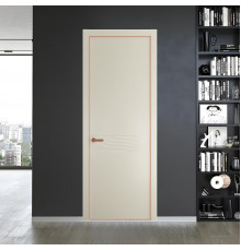65 PE.O Перламутр Белый вставка Глухая кромка Медь ProfilDoors Orange