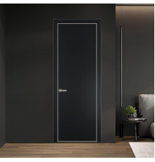 1 PE.O Блэк вставка Глухая кромка Никель ProfilDoors Orange