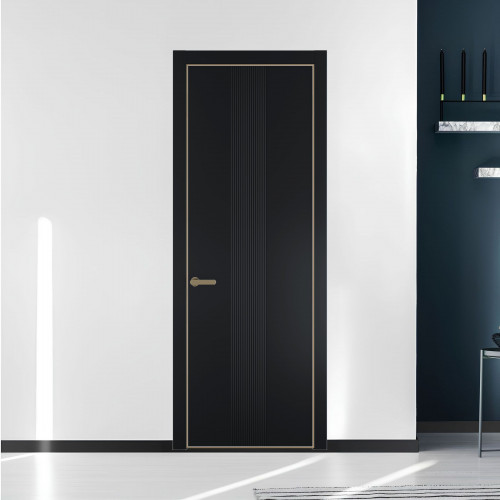 45 PE.O Блэк вставка Глухая кромка Шампань ProfilDoors Orange