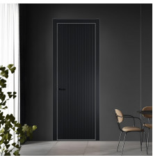 46 PE.O Блэк вставка Глухая кромка Черный муар ProfilDoors Orange