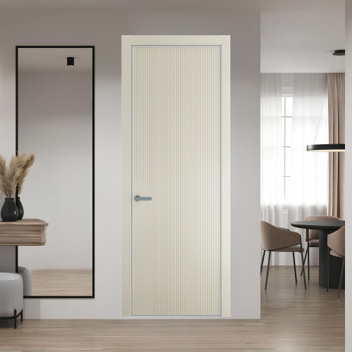 49 PE.O Перламутр Белый вставка Глухая кромка Серебро ProfilDoors Orange