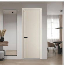 50 PE.O Кремовая Магнолия вставка Глухая кромка Черный ProfilDoors Orange